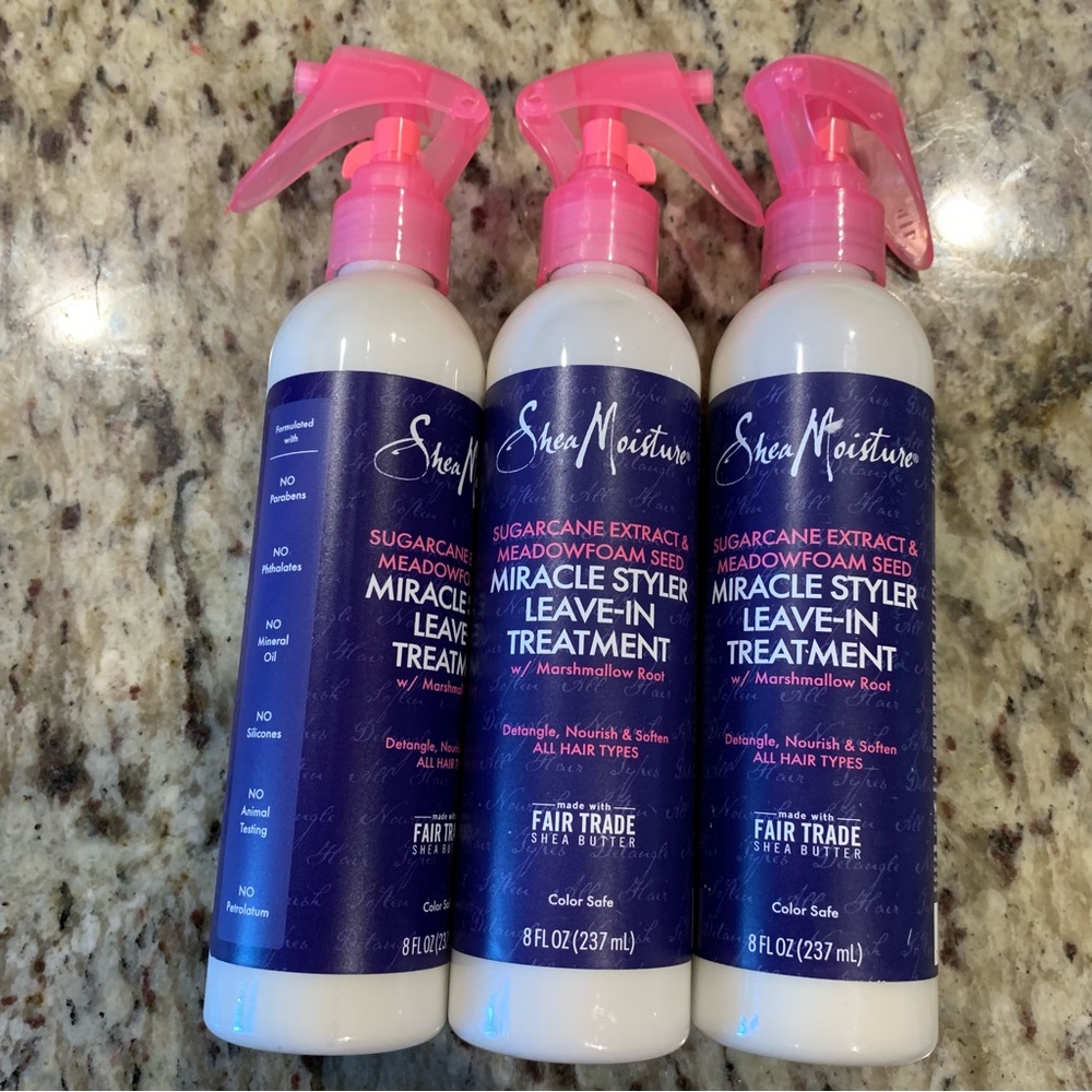 Shea Moisture Miracle Styler Leave-In Treatment - Pink and Blue